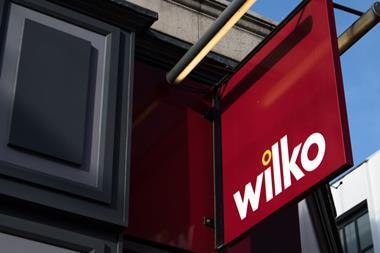 Wilko sign outside Sunderland store