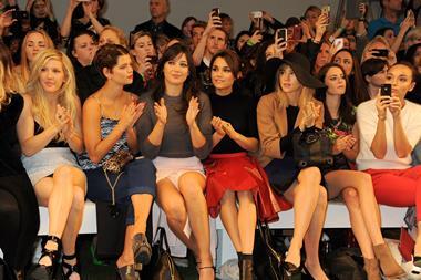 Topshop virtual front row