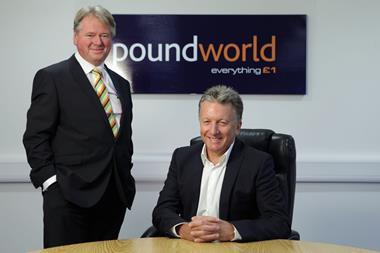 Poundworld's Martyn Birks and Chris Edwards
