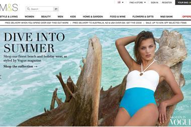 M&S now views its website as its flagship store.