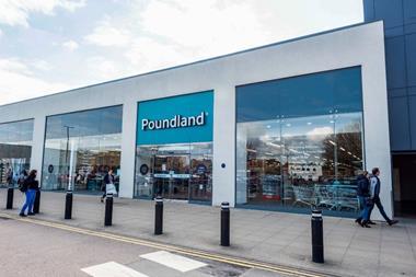 Poundland store exterior