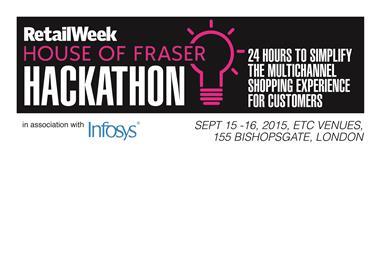 Retail Week House of Fraser Hackathon, in association with Infosys