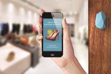 Bluetooth beacons push specifically tailored content to shoppers