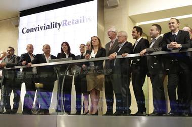 Conviviality Retail staff at London Stock Exchange