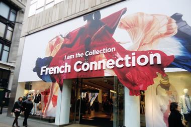 French Connection is to review its retail operation following a profits plunge in its full year.