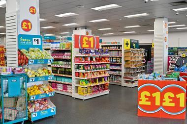 Poundland in-store displays