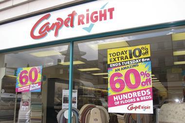Carpetright wants to open more smaller stores like its Clapham High Street shop