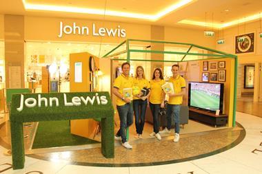 John Lewis has a marketing campaign focused on the tournament.