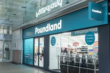 Exterior of Poundland in 2024