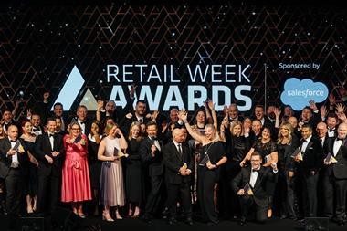 All the winners onstage at the Retail Week Awards 2025