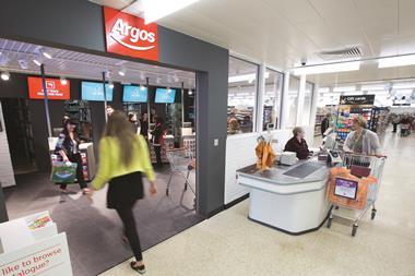 Argos has launched digital stores in Sainsbury's