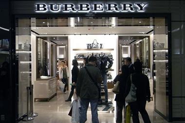 Burberry UK sales fall
