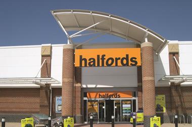 Halfords has recorded a group like-for-like up 7.5 per cent in its first quarter against weak comparables last year as it implements its Getting into Gear £100m strategy.