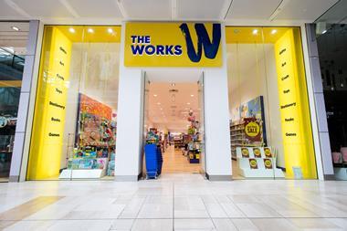 TheWorks store exterior