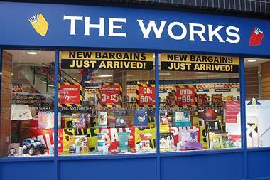 Budget bookseller The Works has recorded a 6% rise in like-for-like sales in December