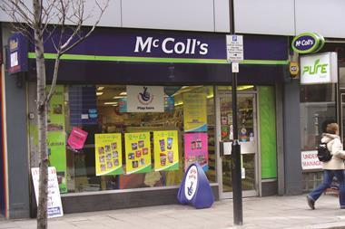 McColl’s has reported a 1.9% drop in full-year like-for-like sales as its premium convenience food and wine stores outperformed standard shops.