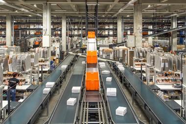 Zalando logistics fulfilment centre
