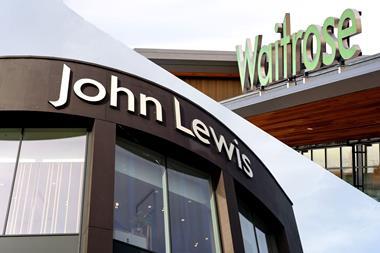 John Lewis and Waitrose signs