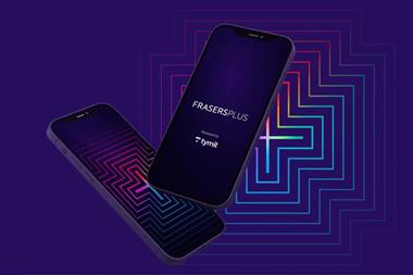 Frasers Plus on smartphone