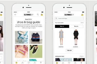 Selfridges has debuted a shoppable app with a personalised homepage as part of its ongoing initiative to futureproof its multichannel offer