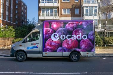 Ocado delivery van London