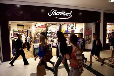 Thorntons sales increased over the crucial Christmas period