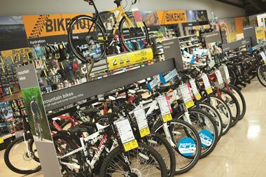 Halfords group sales grew 6.6 per cent in its third quarter driven by “significant growth” in its cycling category.