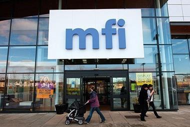 MFI furniture store