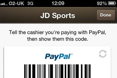 JD Sports has rolled out PayPal to 630 stores