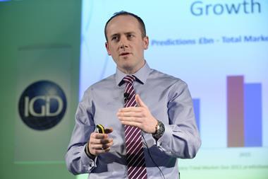 Asda's Kieran Shanahan addressed the IGD conference today