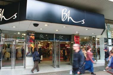 Bhs is trialling a food offer