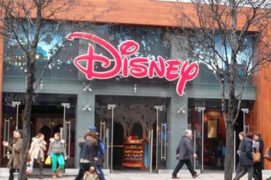 The Disney Store’s UK full-year profits and sales slipped in 2013, impacted by store closures as it uses online to serve customers.