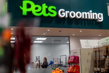 Grooming station at Pets at Home, Brentford