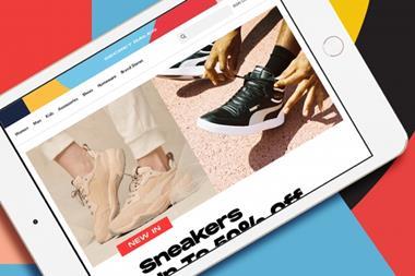 Secret Sales on tablet
