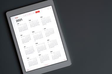 tablet calendar