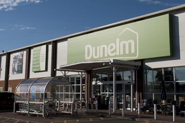 Dunelm store sign