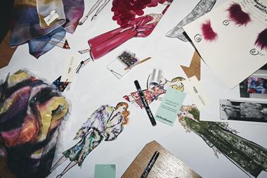 DESIGNERS AT DEBENHAMS BTS - drawings