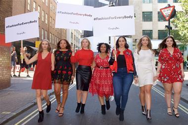 Simply Be protests for more size diversity on the London Fashion Week catwalks