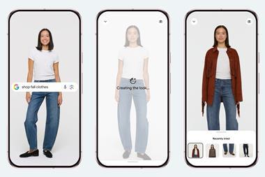 Google virtual try on