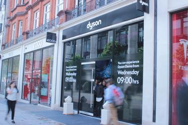 Dyson Demo store front