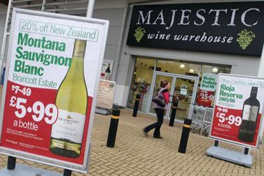 Majestic Wine sales were up over Christmas but discounting hit its margins