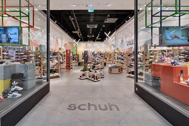 Schuh as real-time visibility of all its stock across the company