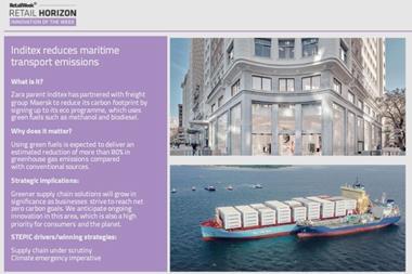 Innovation of the Week – Inditex reduces maritime transport emissions
