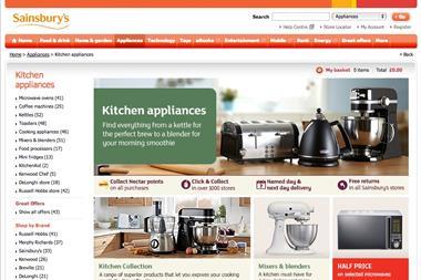 Sainsbury’s is closing its standalone general merchandise website and merging its non-food offer with its core online grocery proposition.