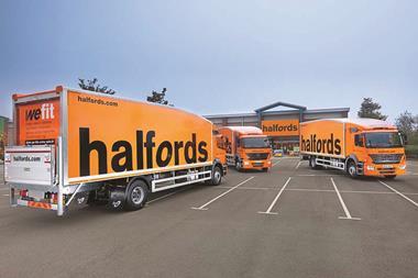 Halfords has revealed it slashed its senior management bonuses in its last quarter after weak sales caused by the mild weather.
