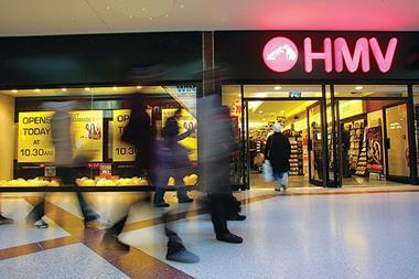 HMV sales slump over Christmas