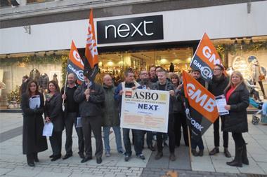 Next has faced opposition from the GMB union over its move on Sunday pay