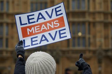 leave means leave sign