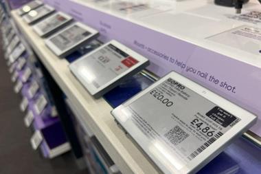 Currys electronic shelf edge labelling