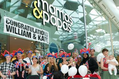Mamas & Papas has thrown a party at its Westfield London store